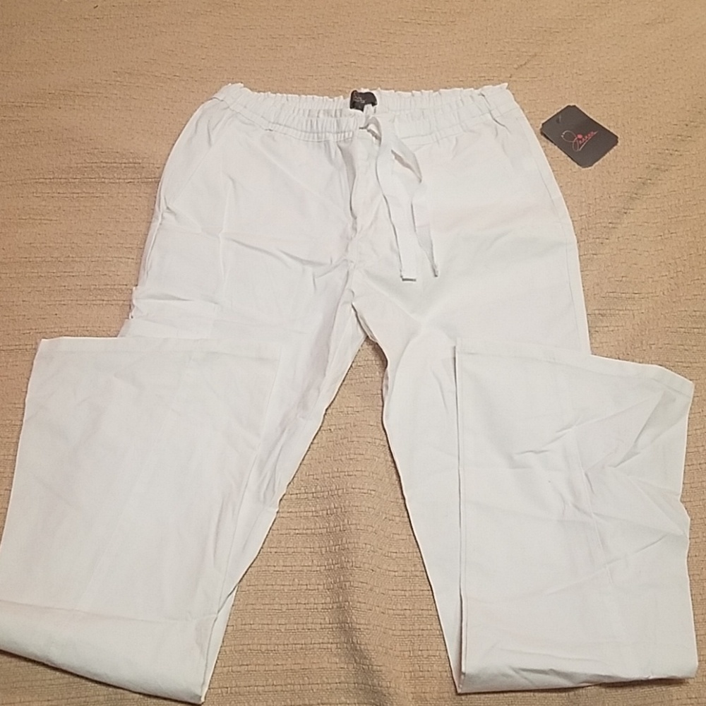 Jaanuu Flare Leg Scrub Pants